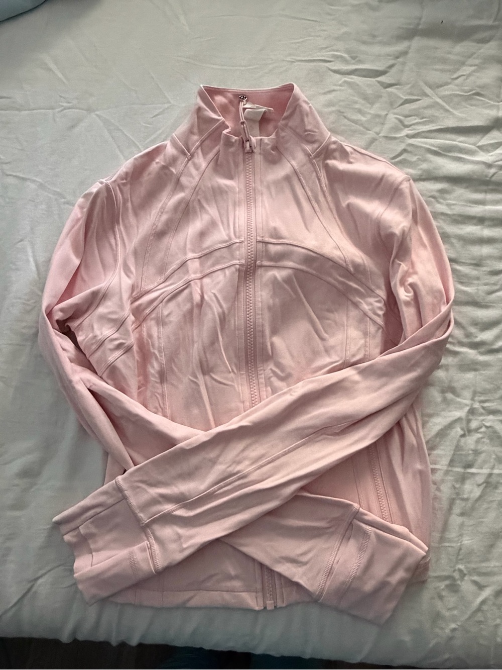 lululemon athletica Pale Pink Full-Zip Jacket